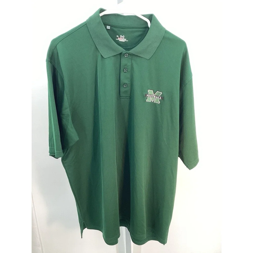 Mens Under Armour Marshall University Football short sleeved performance polo XL